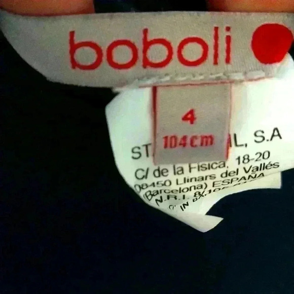 Stay Cozy and Stylish with Boboli Dress Hoodie - Kid Size 4T - Picture 5 of 5